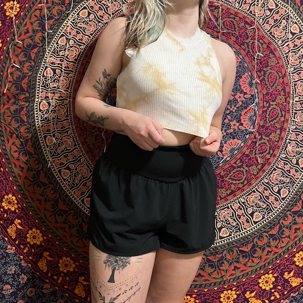 AERIE | Rebel Cropped Tank Top | Sands | Medium